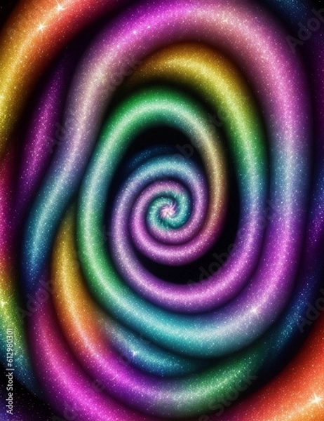Fototapeta abstract spiral,generative ai
