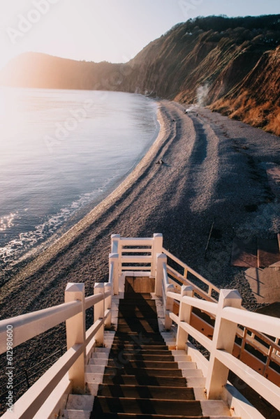 Obraz Sidmouth Beach Sunset