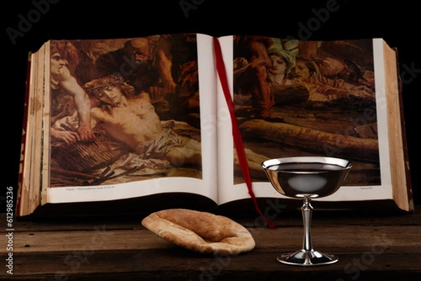 Obraz Bread and wine