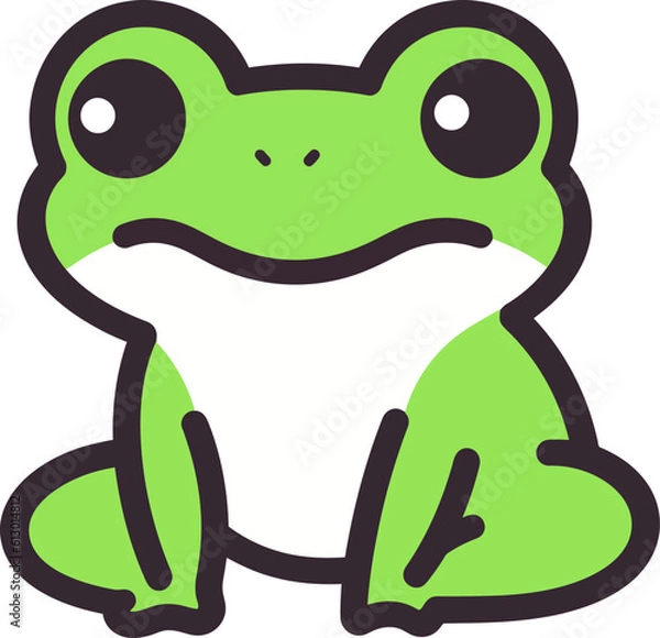 Obraz cartoon frog