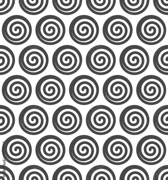 Fototapeta Abstract spiral vector seamless background.