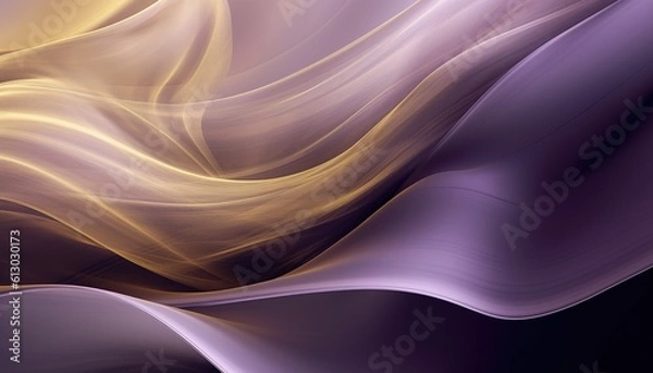 Fototapeta 생성형 인공지능 물결이 있는 컬러풀한 추상적인 배경