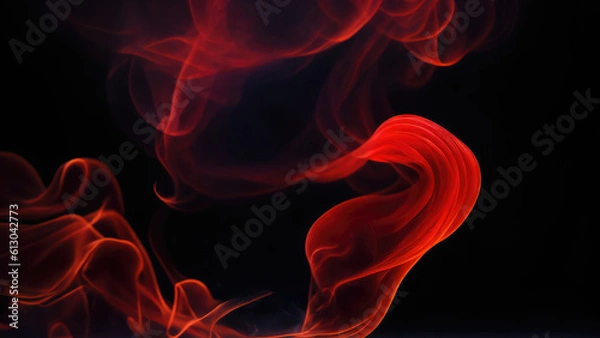 Obraz Abstract background illustration of a smoke color (Generative AI)