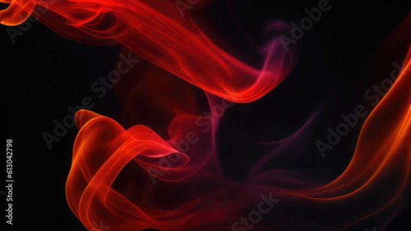 Obraz Abstract background illustration of a smoke color (Generative AI)