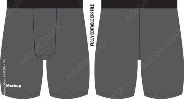 Fototapeta Compression Shorts Mock ups