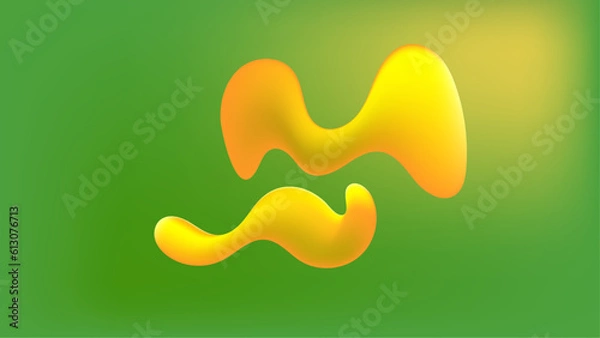 Fototapeta abstract fluid bubble color gradient background. futuristic colorful shapes design