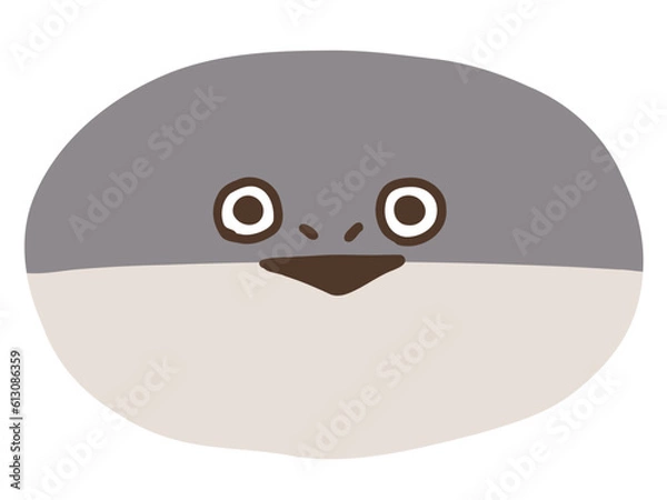 Fototapeta かわいいサカバンバスピスの剥製／手書きイラスト素材