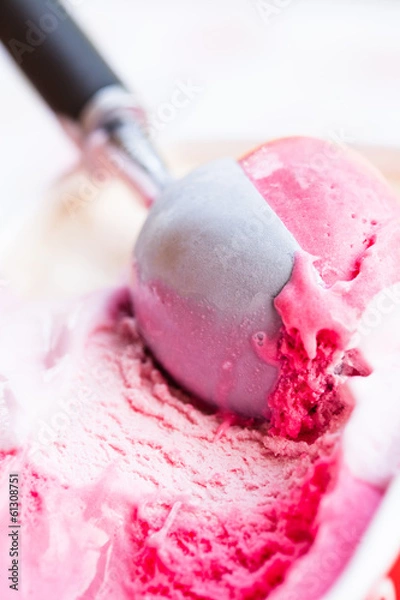 Obraz Raspberry ice cream