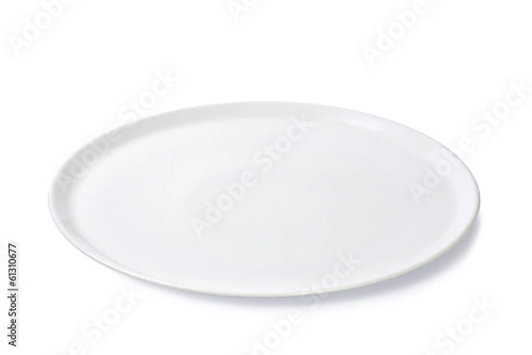 Obraz pusty płaski talerz