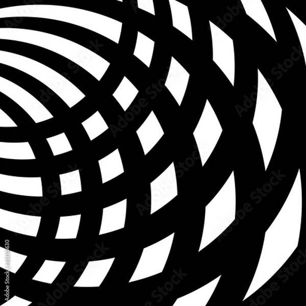 Fototapeta black and white background mesh squre contruction art grid  wall structure .
