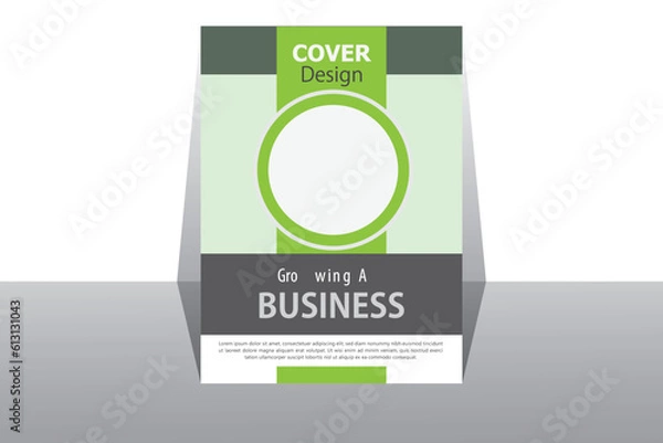 Fototapeta cover design template