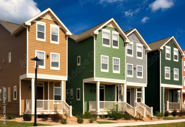Fototapeta affordable housing in colorado