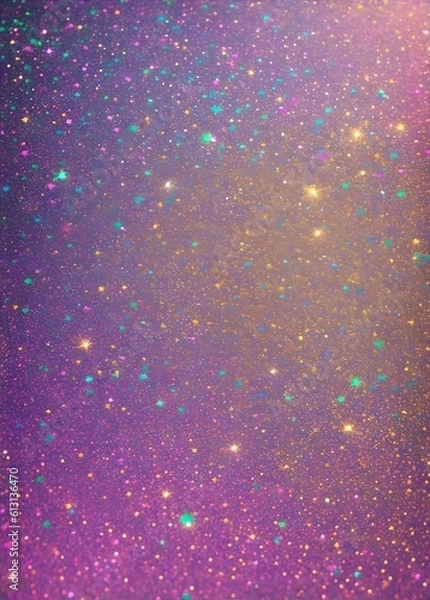 Obraz Purple glitter lights background
