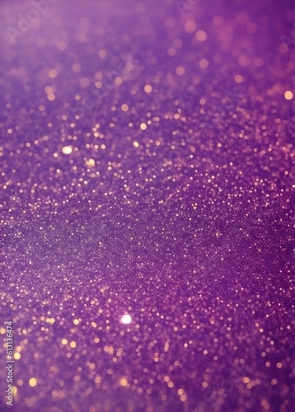 Obraz Purple glitter lights background