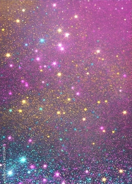 Obraz Purple glitter lights background