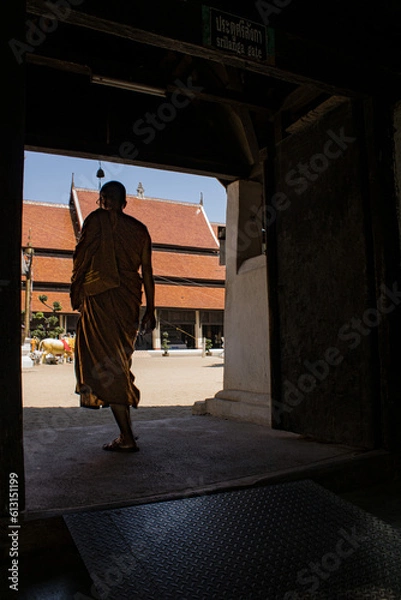 Obraz O monge e a entrada do templo
