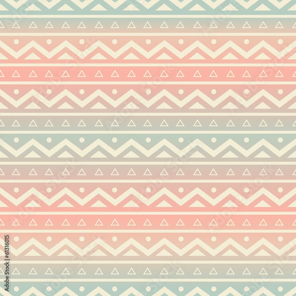 Fototapeta Seamless Ethnic Background