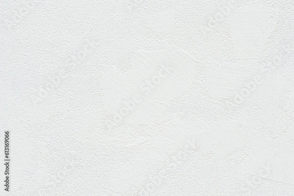 Fototapeta Empty blank concrete white rough wall for background and texture. Beautiful white cement wall plastered surface background pattern. Clean white wall advertising backdrop.