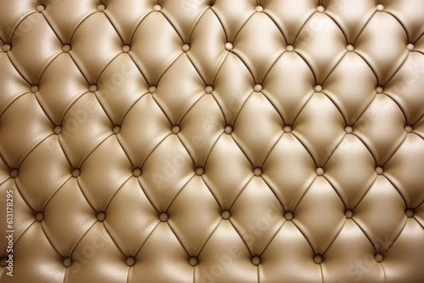Fototapeta Textured background sofa in beige tones. Generative AI