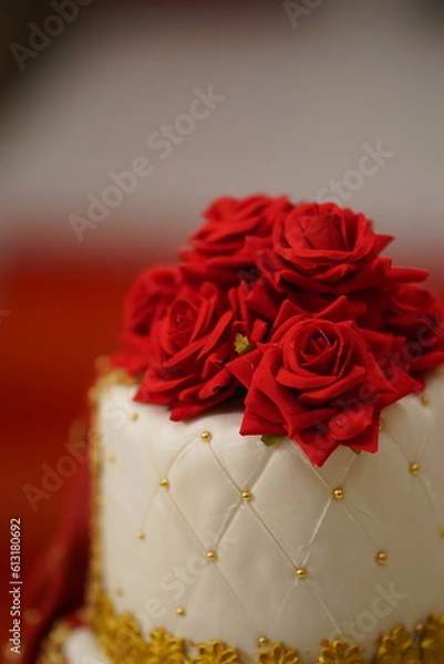 Obraz Red rose flowers