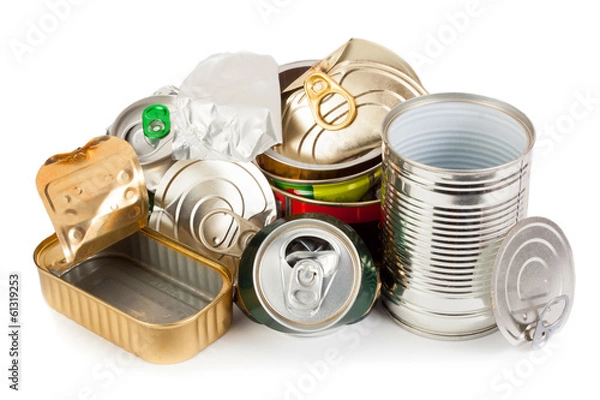 Obraz Metalowe puszki