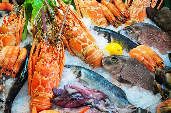 Obraz Fresh seafood