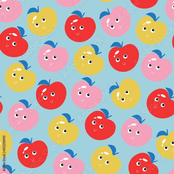 Fototapeta pattern with apples