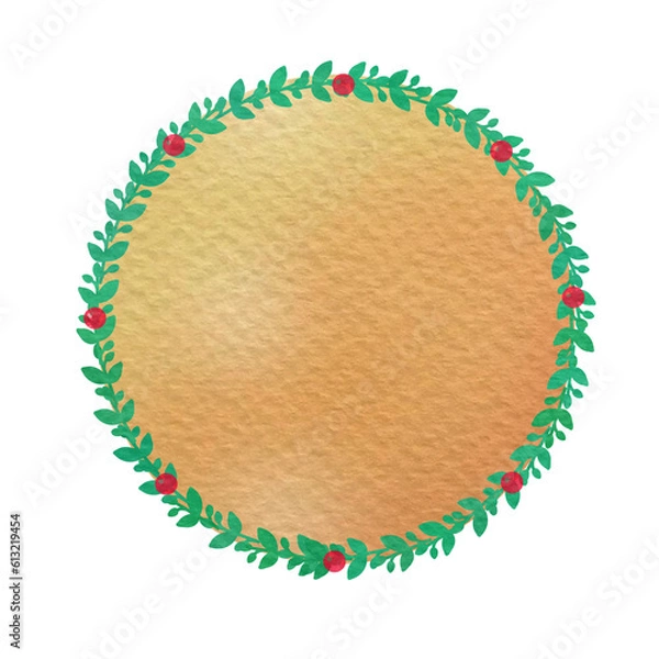 Obraz green and red circle