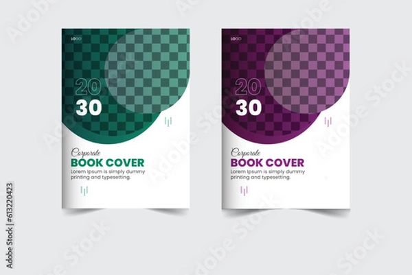 Obraz Book Cover Design Template
