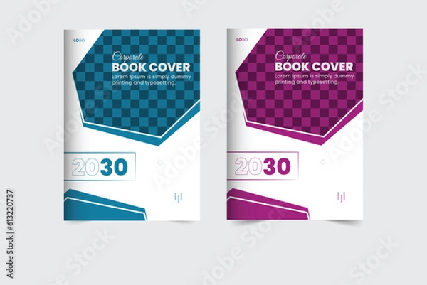 Obraz Book Cover Design Template