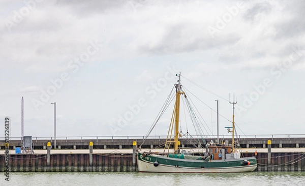 Obraz Fishing boats at the quay in Havneby, Rømø, Denmark
