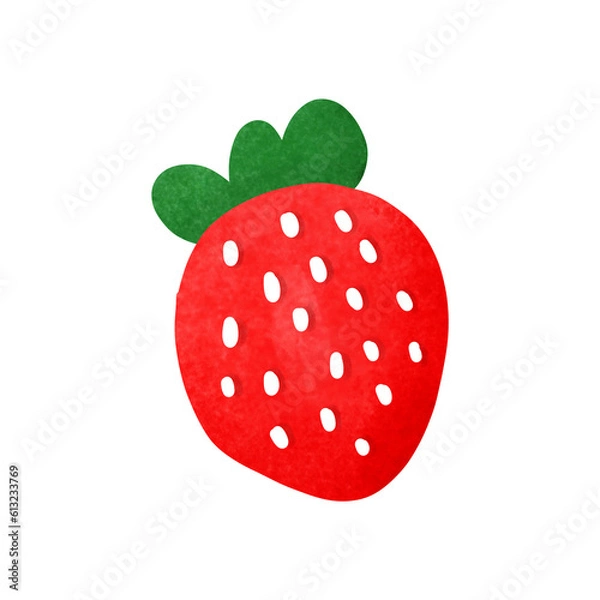 Obraz strawberry isolated on white