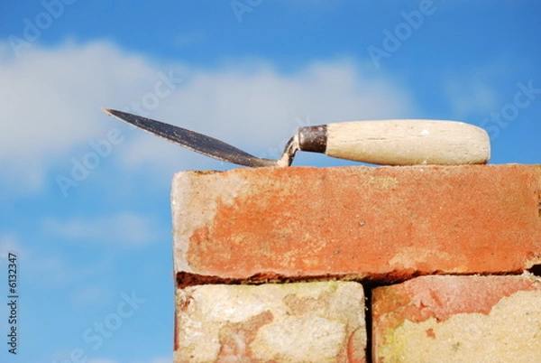 Obraz Trowel and Bricks