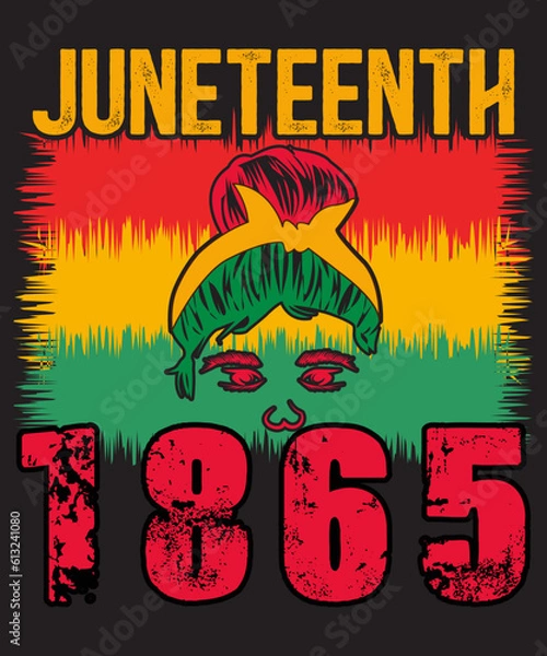 Fototapeta Juneteenth t-shirt design, independence day t-shirt design,4th of July t-shirt design.