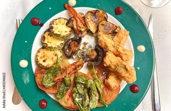 Obraz chicken with vegetables