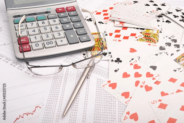 Obraz Professional card game