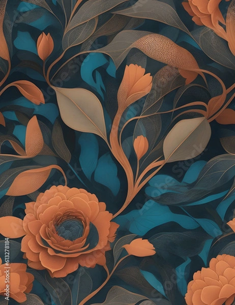 Fototapeta abstract geometric background. Generated AI