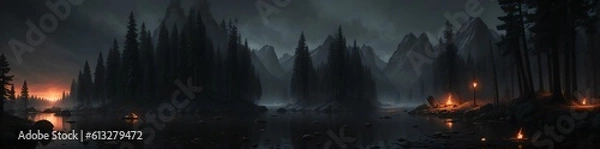 Obraz 16K Ultra Resolution Horror Wallpaper