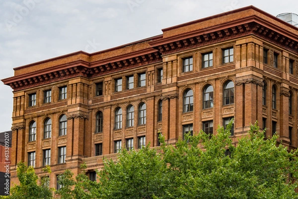 Fototapeta Old Brick Building in Philadelphia