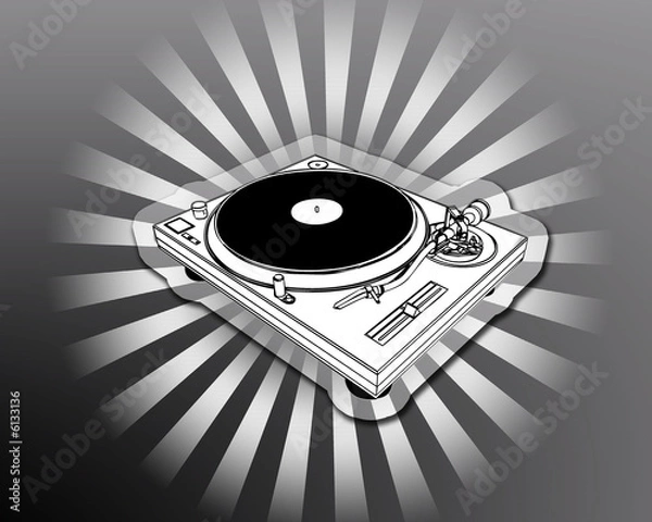 Fototapeta Metal platine