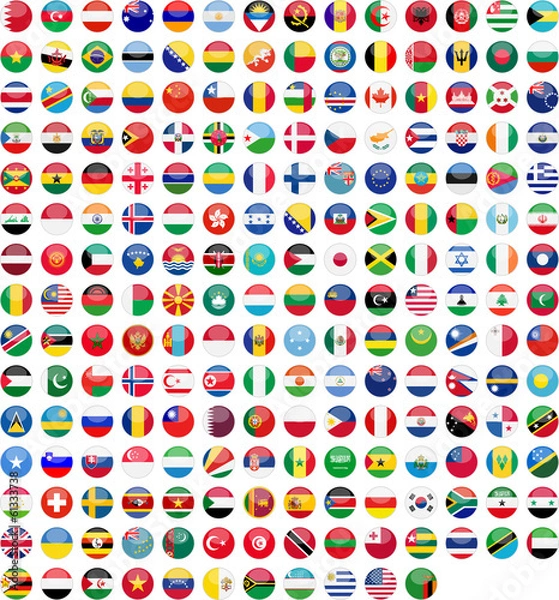 Obraz Flaggen der Welt