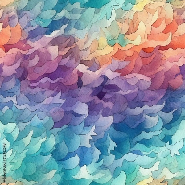 Fototapeta Contemporary Geometric Structure Pattern
Colorful Contemporary Repeating Pattern
Beige Gradient Hipster Background
Vibrant Watercolor Abstract Swirl Pattern
Contemporary Abstract Artistic Mosaic