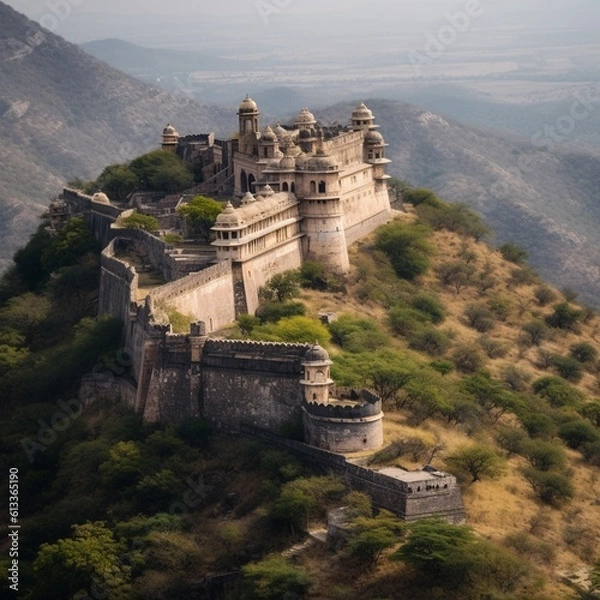Obraz Intricate and Majestic The Kumbhalgarh Fort