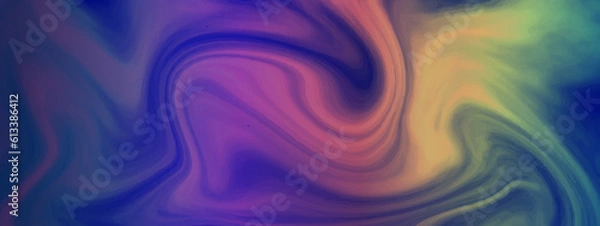 Fototapeta A Beautiful abstract Illustration of liquid acrylic resin. Divorces and smooth lines of paint, colors. Pearl modulations. Abstraction of acrylic, epoxy, halftones. 3d illustration.