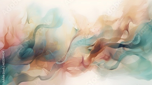 Fototapeta light soft floral abstract background