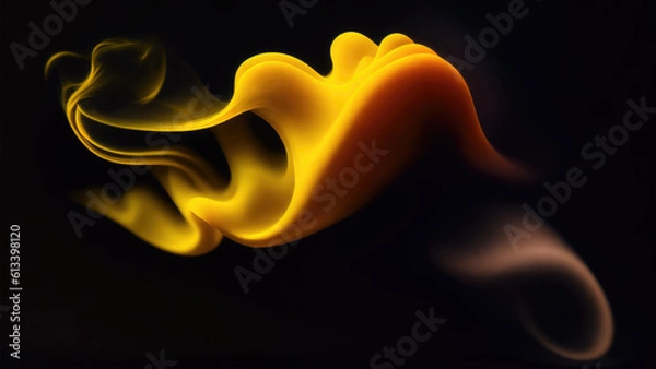 Obraz Abstract background illustration of a smoke color (Generative AI)
