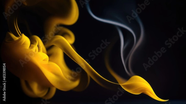 Obraz Abstract background illustration of a smoke color (Generative AI)