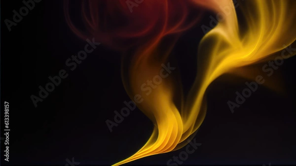 Obraz Abstract background illustration of a smoke color (Generative AI)
