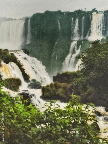 Obraz waterfall in the forest, Iguazu