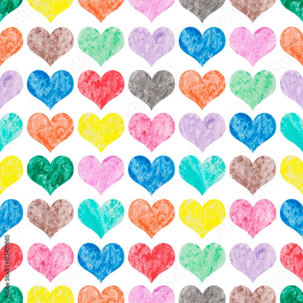 Obraz seamless pattern with hearts